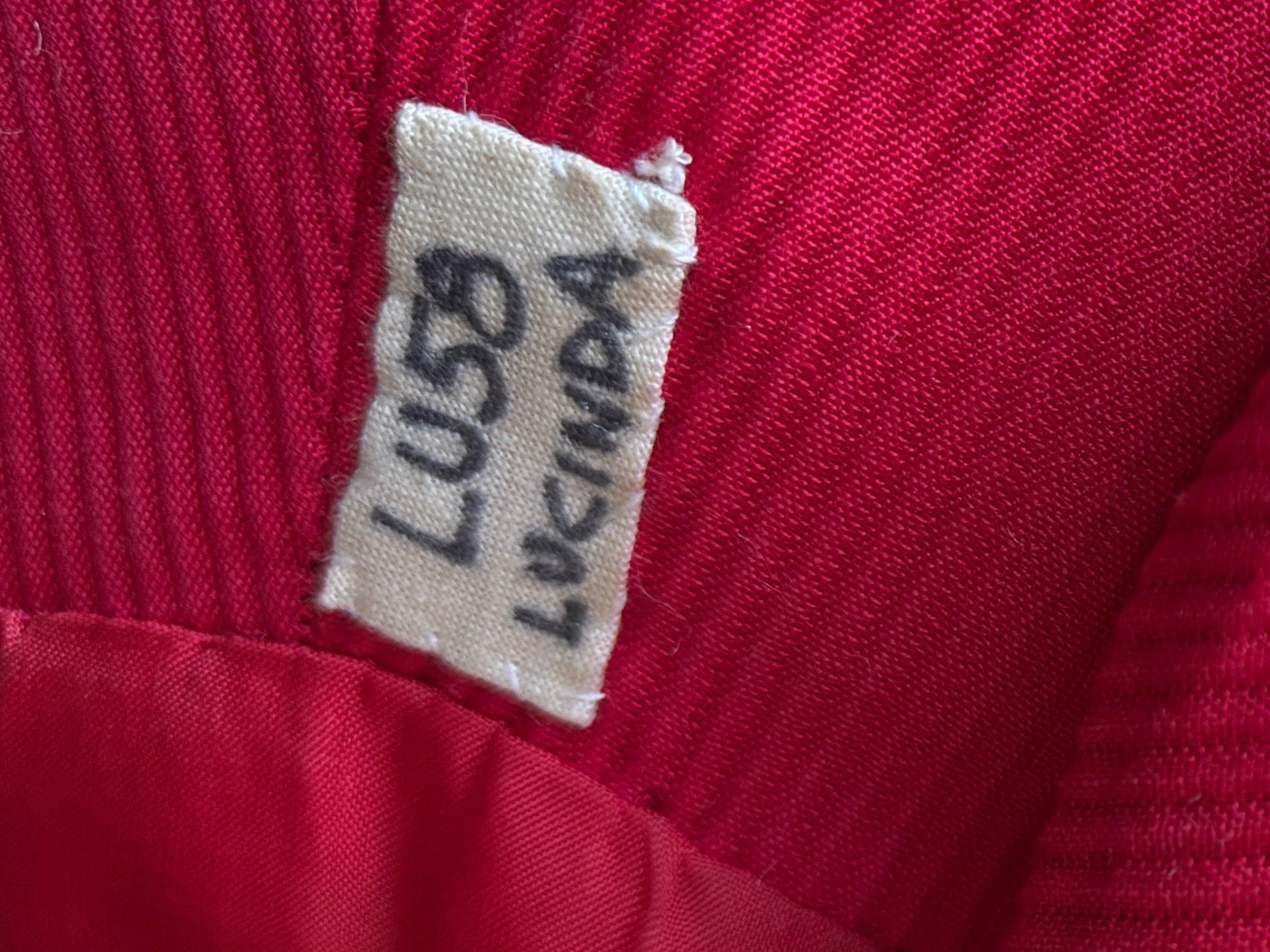Giorgio Armani Red Cropped Jacket - Size S/M