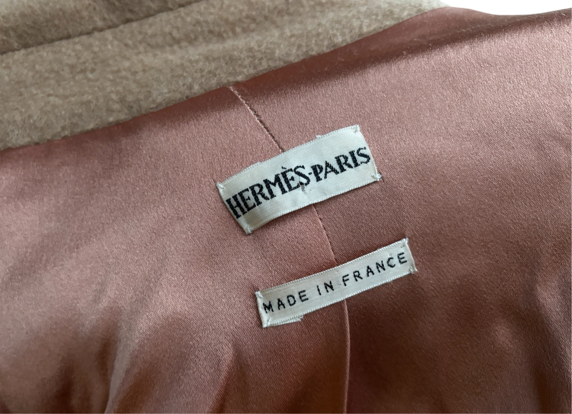 Hermes by Martin Margiela 2003 Camel Coat - Size S