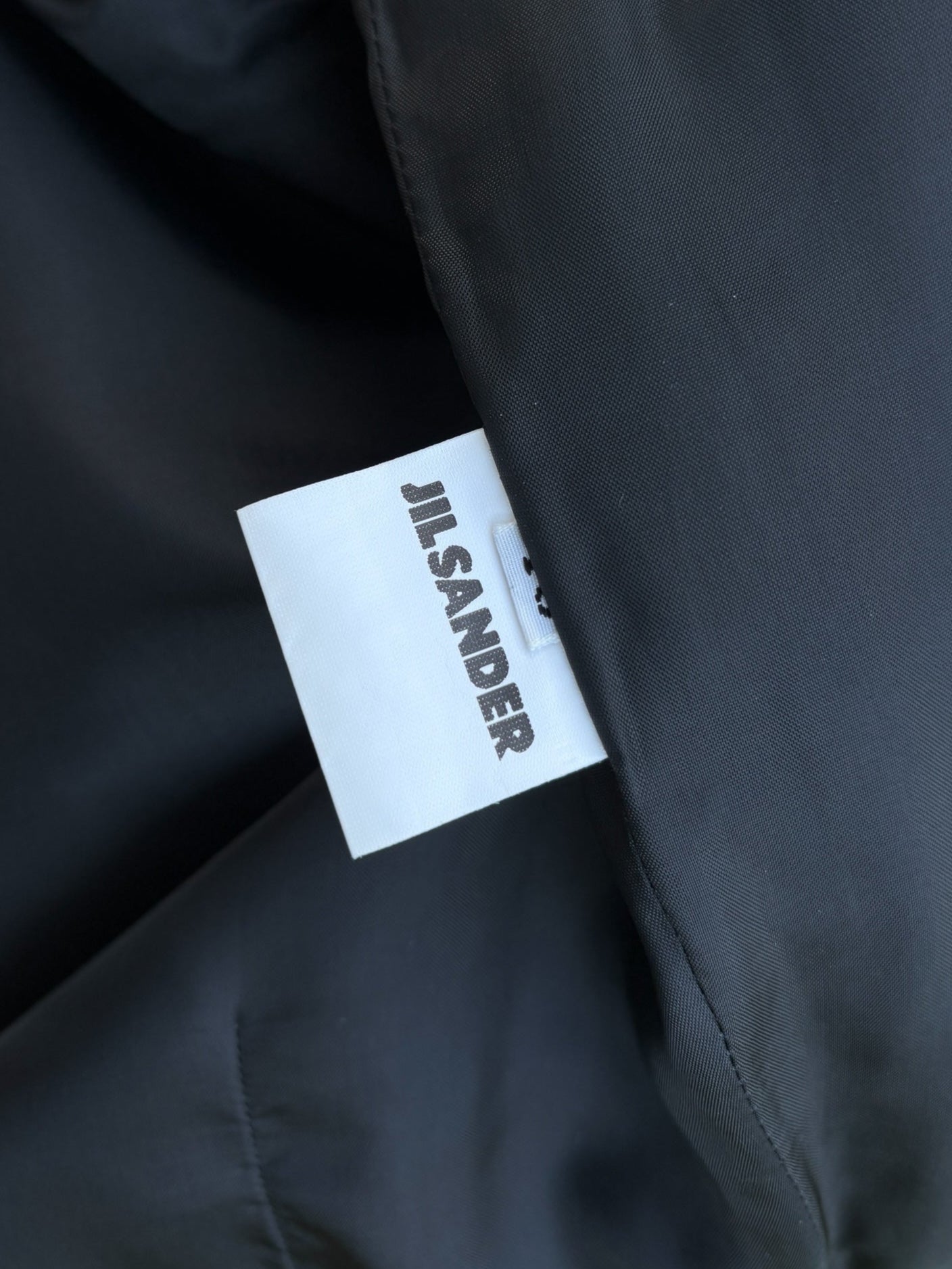 JIl Sander Black Silk Strapless Dress - Size M
