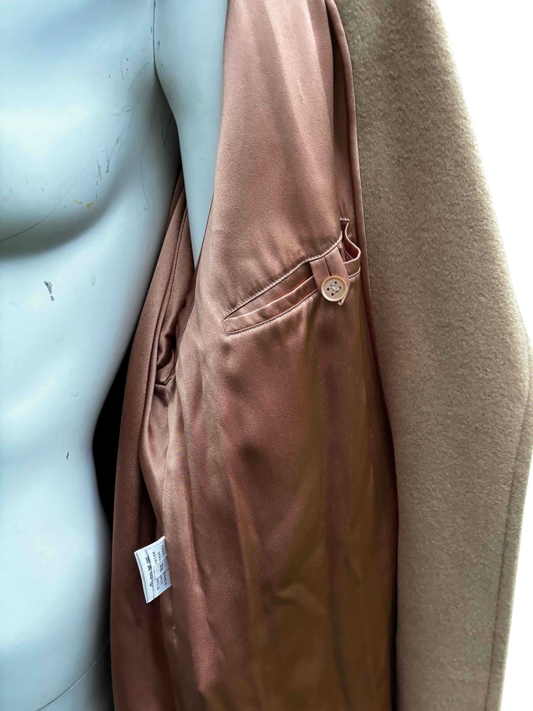 Hermes by Martin Margiela 2003 Camel Coat - Size S