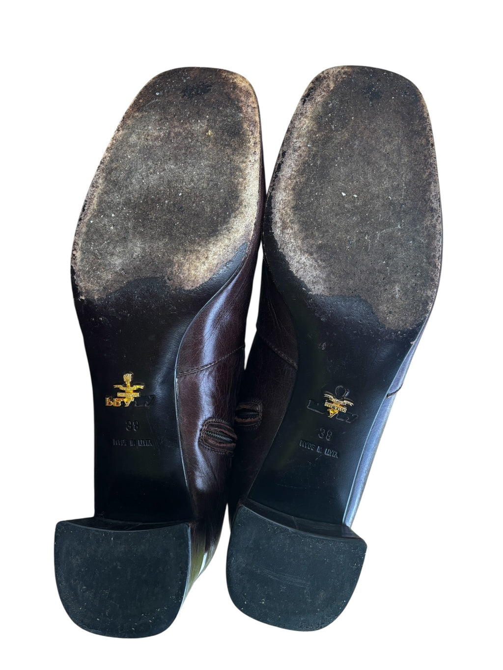 Prada Brown Leather Boots circa 2001-2002 - Size 8.5