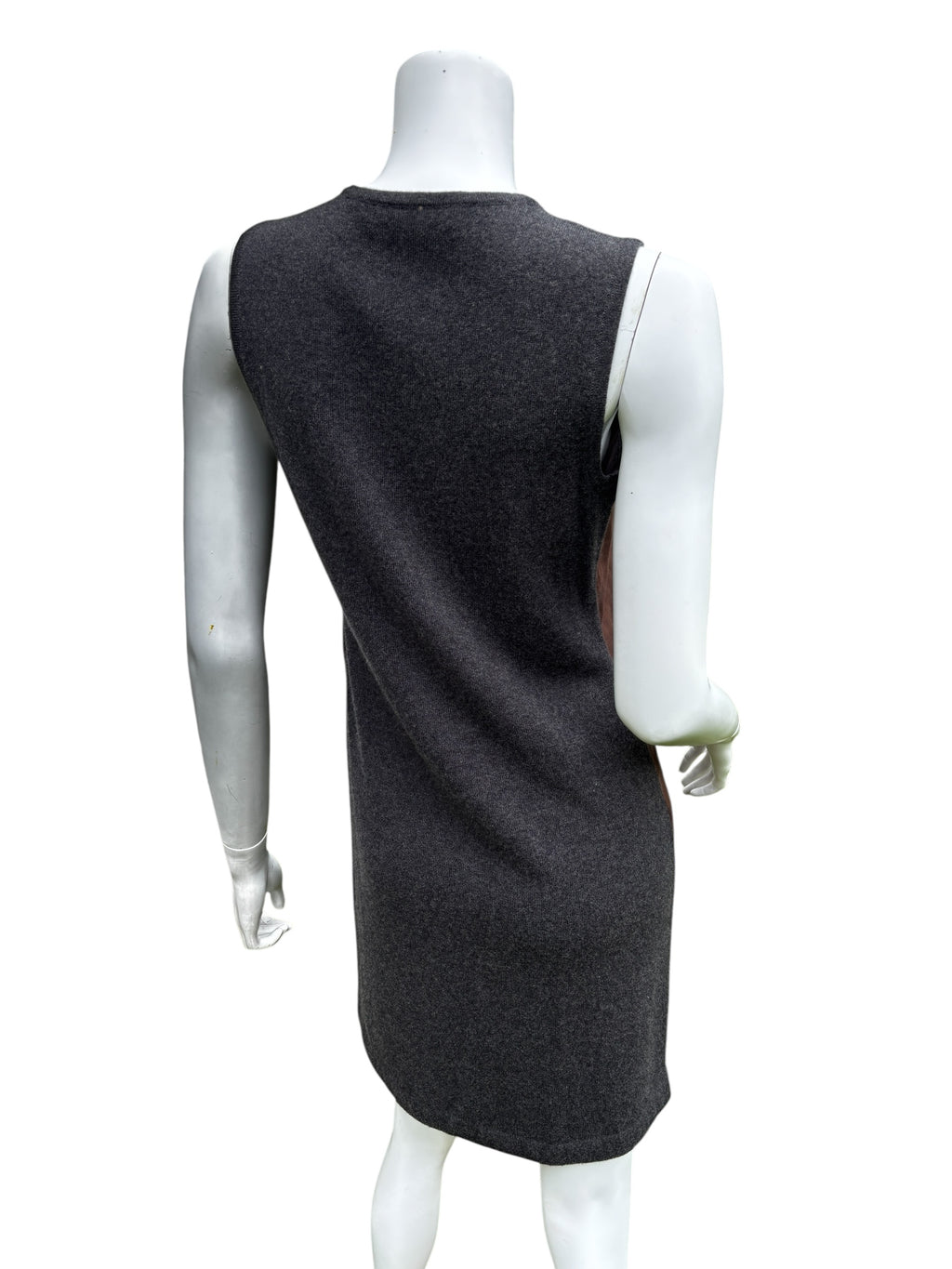 Ralph Lauren Black Label Suede & Cashmere Dress - Size M