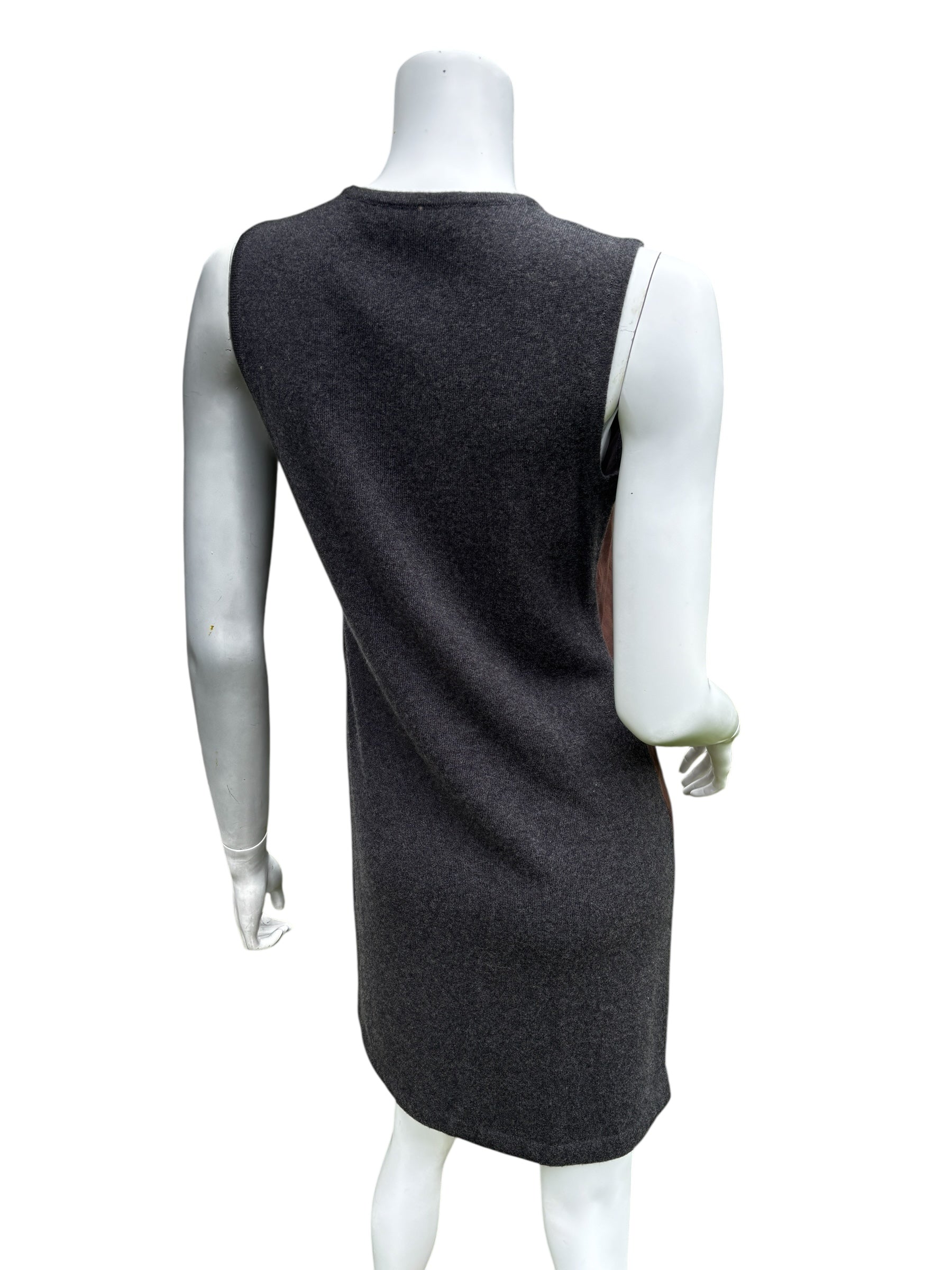 Ralph Lauren Black Label Suede & Cashmere Dress - Size M
