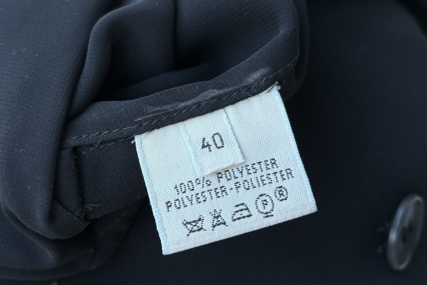 Hermes by Martin Margiela “Anti-Pleu” Black Sheer Coat - Size S