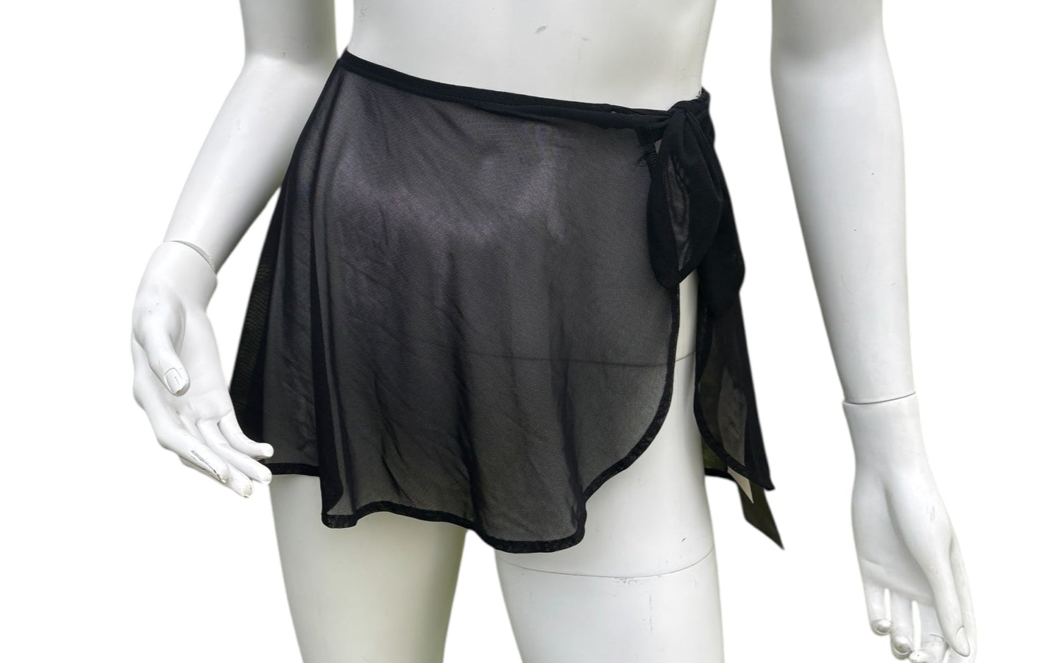 Anne Klein 1990's Mesh Wrap Skirt - w/ Tags - Size M