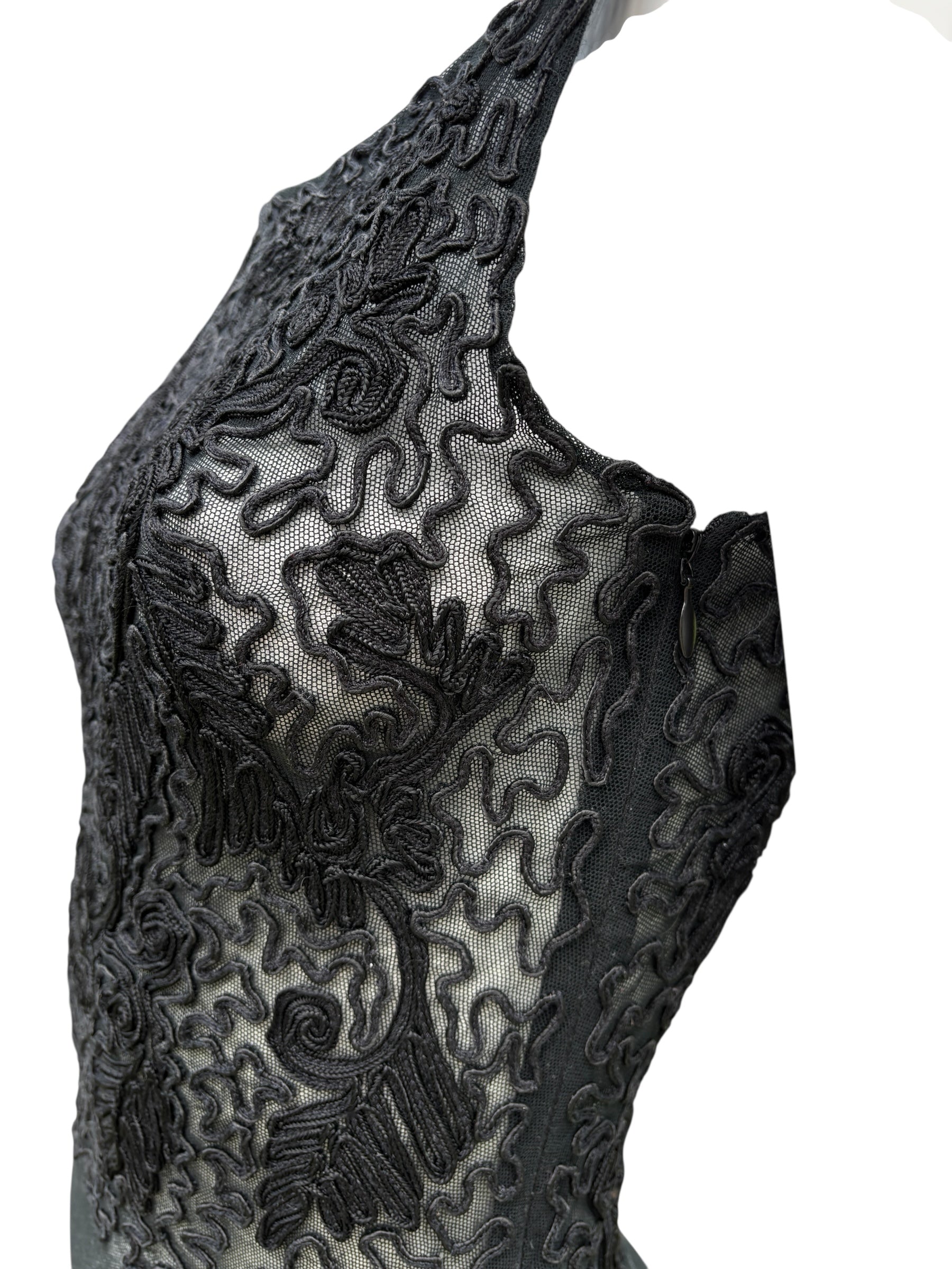 Donna Karan 1990's Brocade Bodysuit - Size XS/S