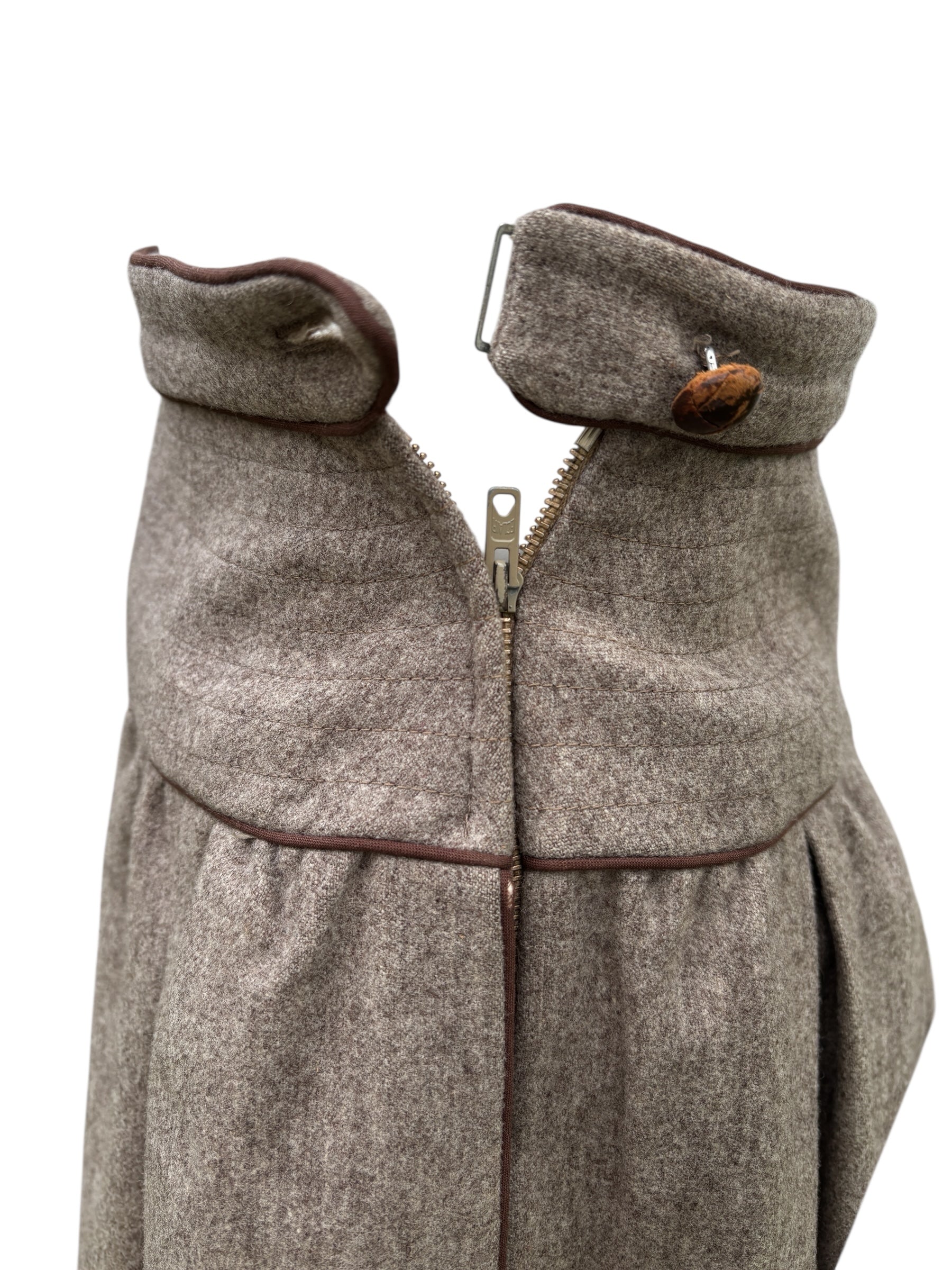 Yves Saint Laurent 1970's Wool Skirt