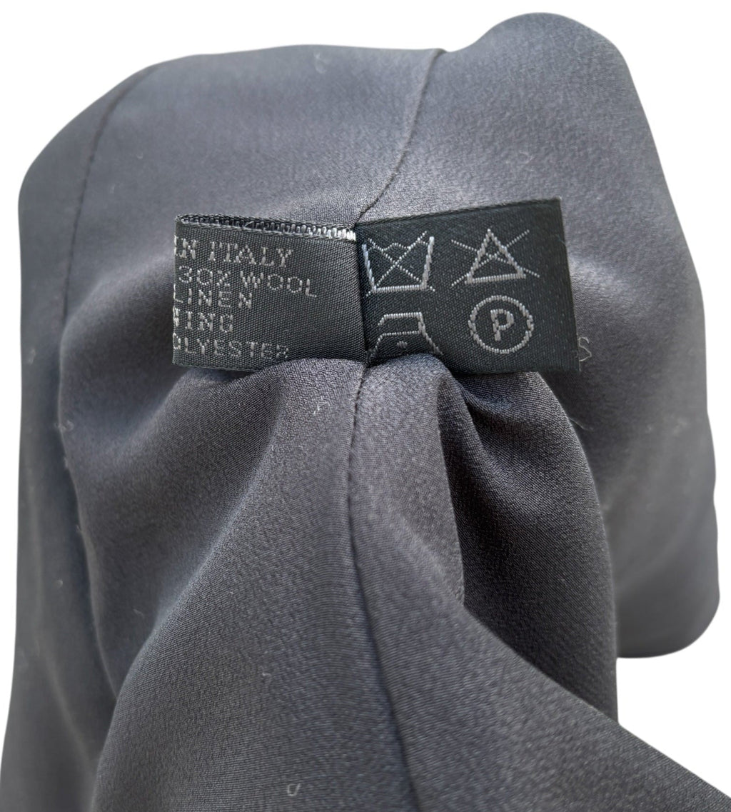 Prada 1998 Grey Wool Silk Top