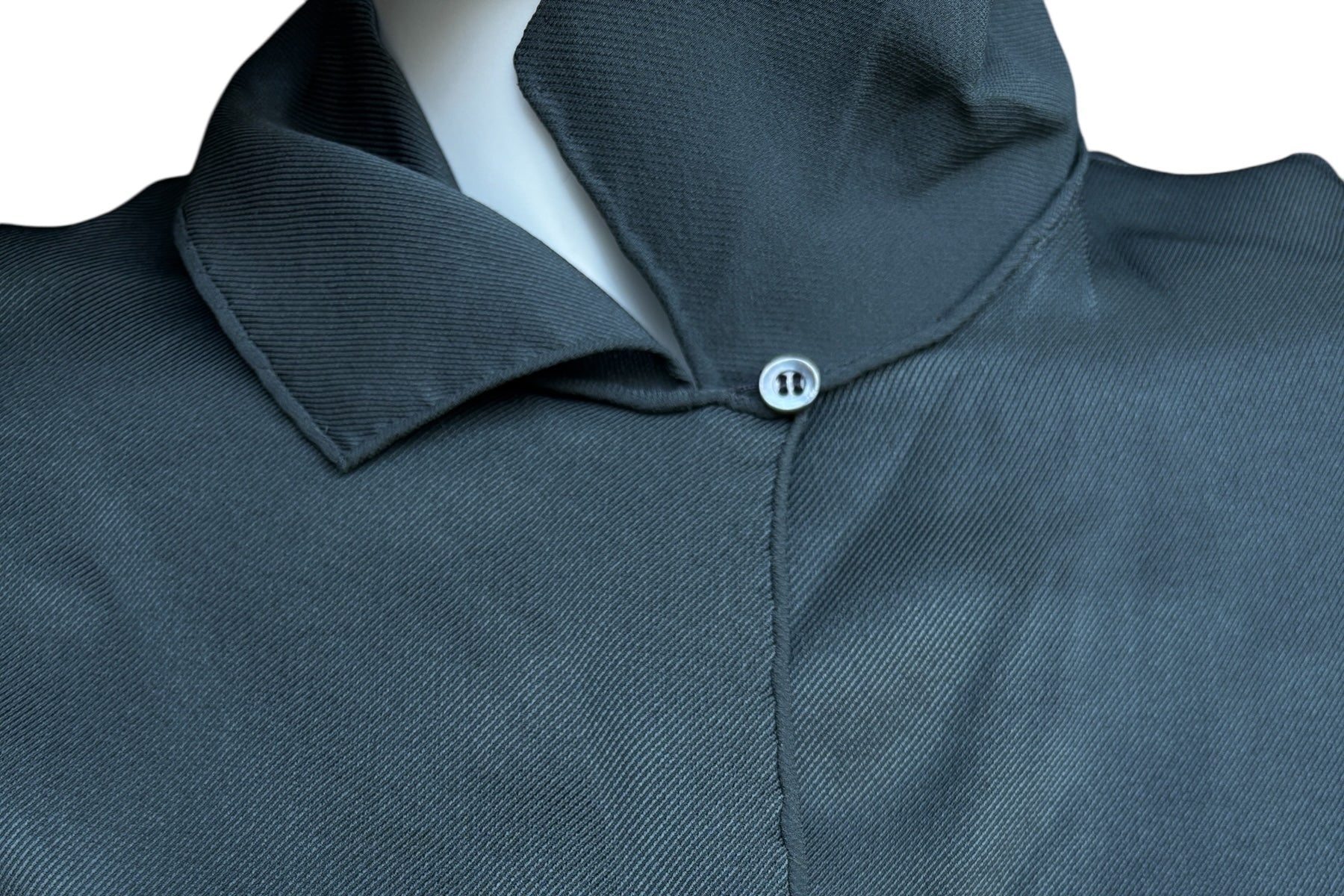 Hermes by Martin Margiela Grey Silk Blouse - Size M