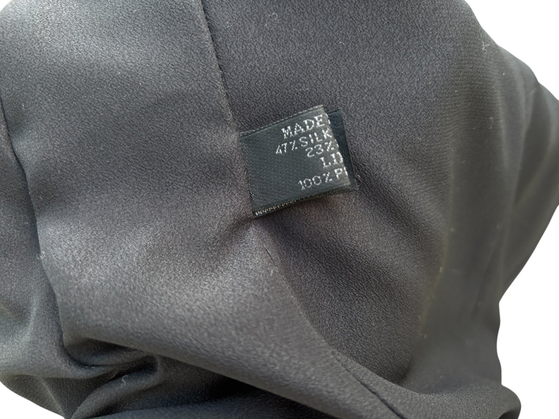 Prada 1998 Grey Wool Silk Top