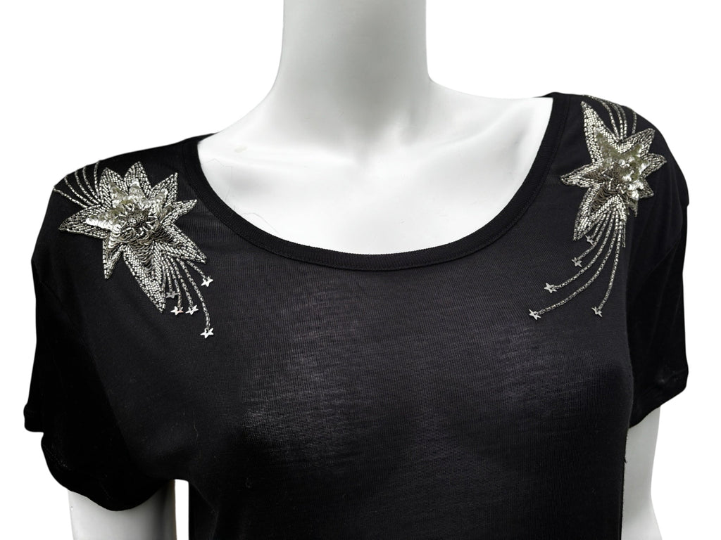 Saint Laurent 2014 Beaded Star T-Shirt - Size S