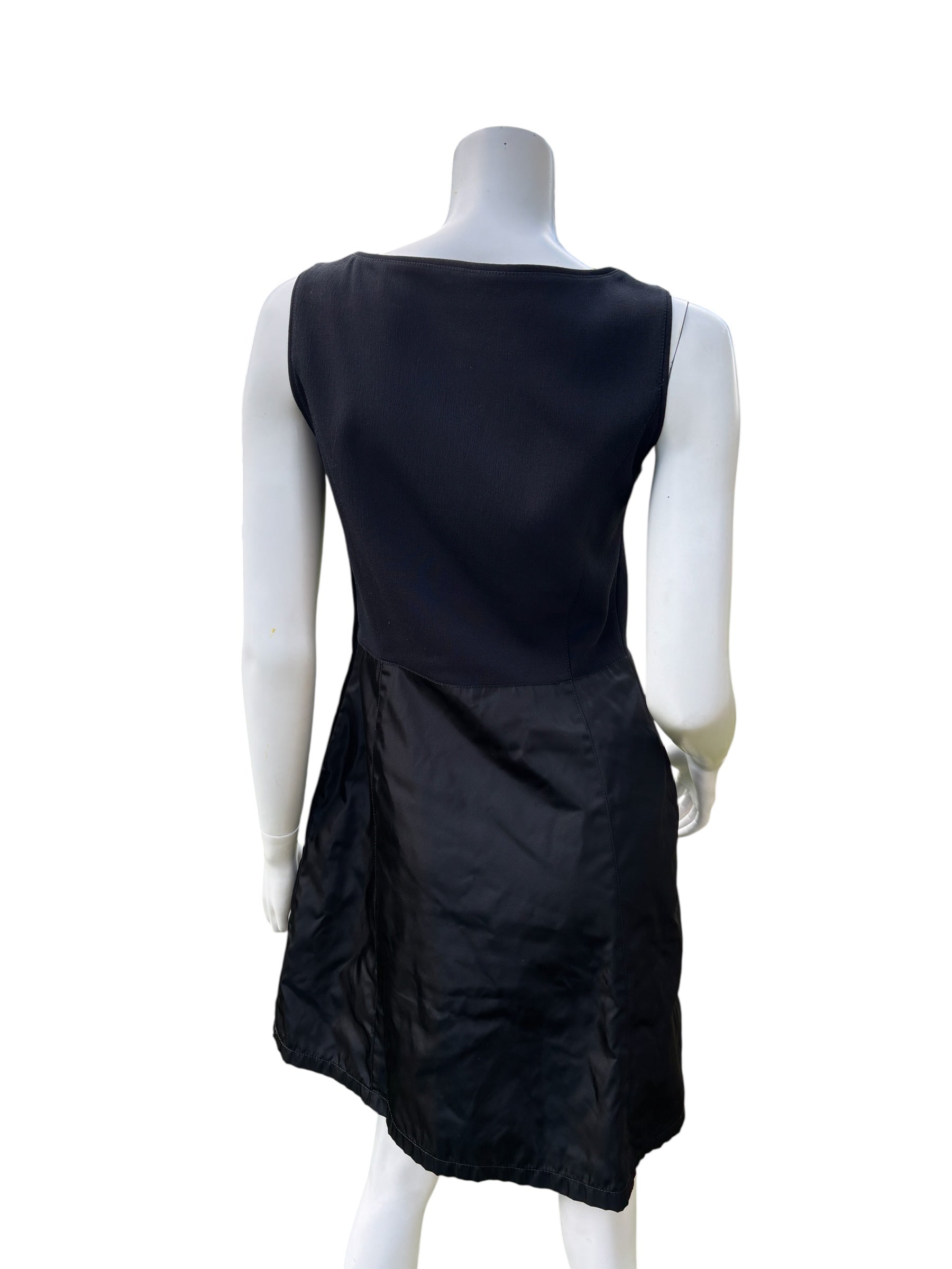 Prada 1990's Nylon Hem Dress